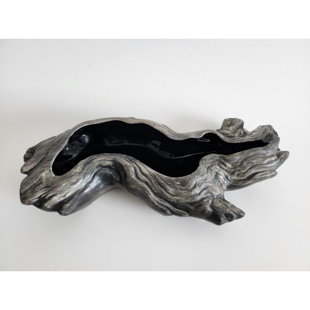 Vintage 1960 Lane & Co. Driftwood Ceramic Centerpiece Bowl – Van Nuys, CA